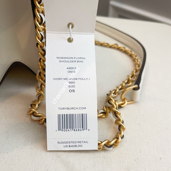 🌈🌸NeW! Tory Burch Robinson Floral Shoulder Bag - Picture 13 of 14